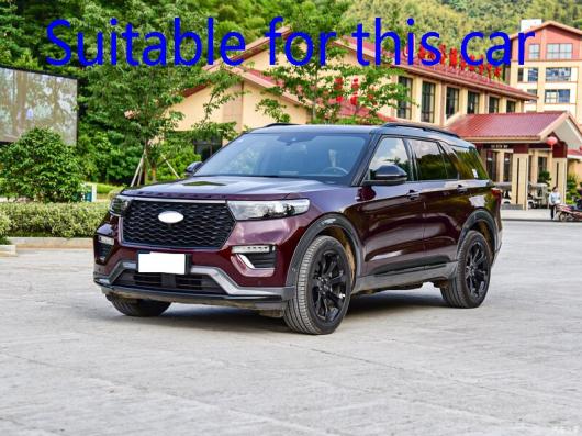 適用: フォード/FORD エクスプローラー ST U625 2020 2021 ABS クローム ドア サイド ミラー カバー トリム リア ビュー キャップ オーバーレイ ガーニッシュ カーボン調 AL-KK-0797 AL_6