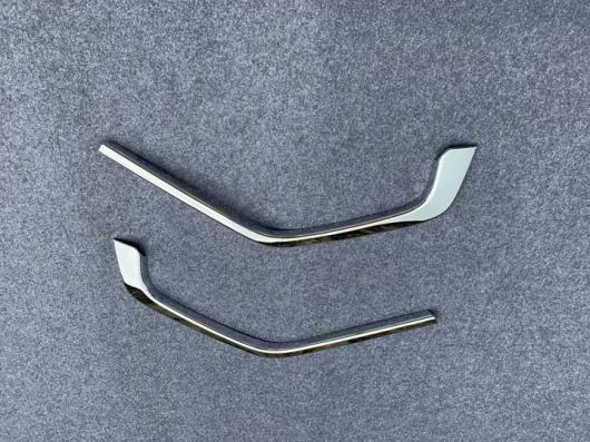 2ピース ABS クロームメッキ フロント グリル 装飾 カバー トリム ストリップ 適用: トヨタ RAV4 XA50 2019 2020 デカール AL-KK-0816 ALの通販は