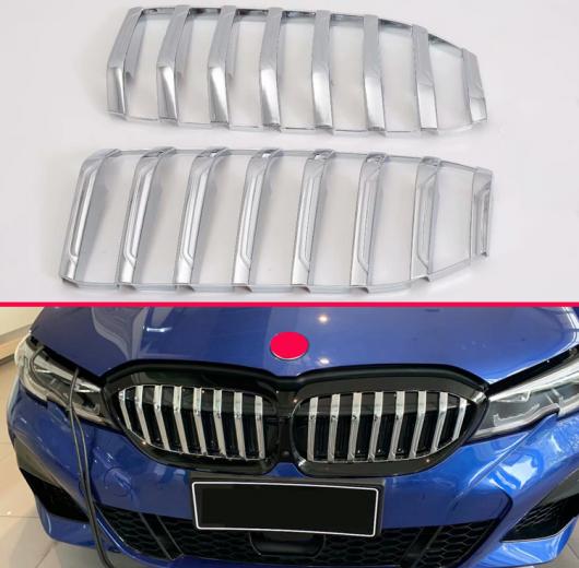 適用: BMW 3シリーズ G20 2019 2020 ABS クローム フロント グリル カバー センター メッシュ トリム AL-KK-0911 ALの通販は