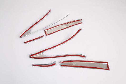 適用: トヨタ プリウス PHEV XW50 2019 2020 ABS クローム トリム テールライト リア バック フレーム ランプ カバー AL-KK-0936 ALの通販は