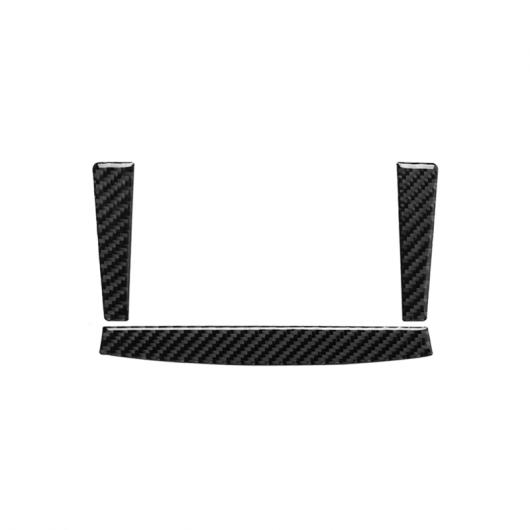 3ピース センター コンソール カーボンファイバー GPS ナビゲーション パネル カバー 適用: 日産 350Z 2006-2009 ステッカー AL-KK-2126 AL