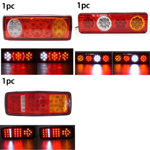 AL 27 33 36 LED 防水 ローリー LED テールライト リア ランプ ペア ボート トレーラー リア パーツ 適用: トレーラー 1ピース 27LED〜1ピース 33LED 12V・24V AL-KK-2505