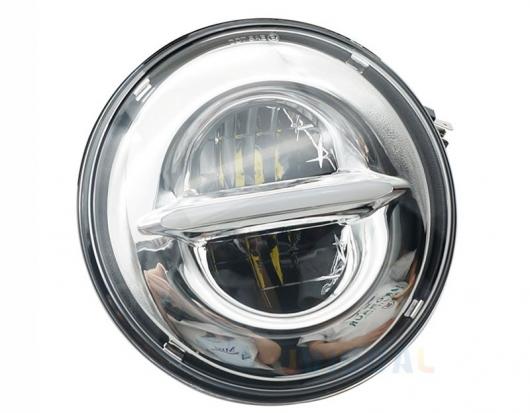 50W 7 LED H4 プラグ＆プレイ ホワイト ハロ ヘッドライト ランプ DRL 883 適用: ジープ/JEEP ラングラー ラーダ/LADA ニーヴァ 4X4 ヘッドライト JK TJ 1ピース AL-KK-2567 AL_3