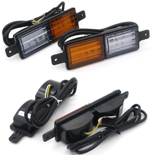 ペア 30 LED フロント ポジション インジケーター 10-30V DC パーク ライト トラック トレーラー サイド マーカー ランプ アンバー ホワイト AL-KK-2599 AL