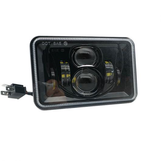 ペア 4X6インチ LED 四角形 ヘッドライト H4 プラグ H4651 H4652 H4656 H4666 H6545 適用: ピータービル 378 ケンワース T800 フレイトライナー ヘッドランプ AL-KK-2616 AL