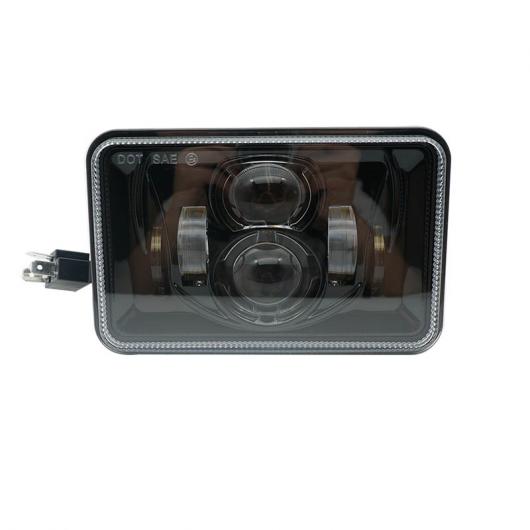 ペア 4X6インチ LED 四角形 ヘッドライト H4 プラグ H4651 H4652 H4656 H4666 H6545 適用: ピータービル 378 ケンワース T800 フレイトライナー ヘッドランプ AL-KK-2616 AL_1