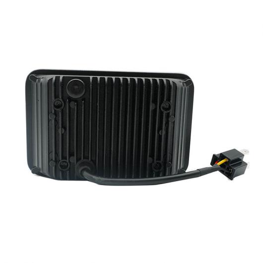 ペア 4X6インチ LED 四角形 ヘッドライト H4 プラグ H4651 H4652 H4656 H4666 H6545 適用: ピータービル 378 ケンワース T800 フレイトライナー ヘッドランプ AL-KK-2616 AL_3