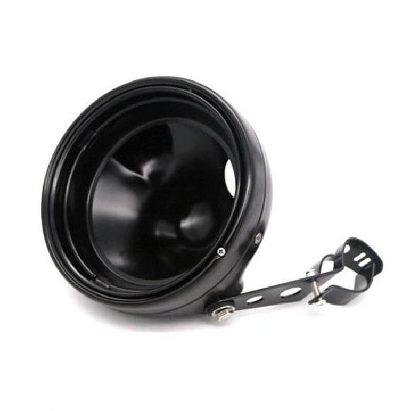 7 ヘッドライト オートバイ 7インチ LED ヘッドライト バケツ トリム リング 適用: ソフテイル ダイナ オートバイ プロジェクター 883 ブラック ブラケット AL-KK-2644 2輪 ALの通販は