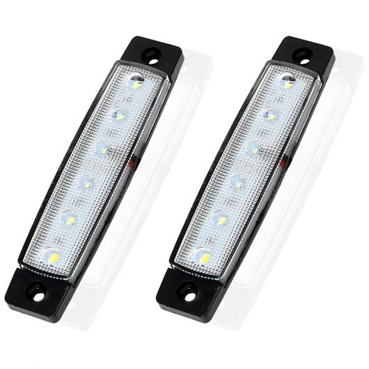 AL 6 SMD LED トラック ローリー トレーラー サイド マーカー インジケータ ウインカー ライト テール ワーニング 10ピース レッド〜10ピース グリーン 12V・24V AL-KK-2648_3