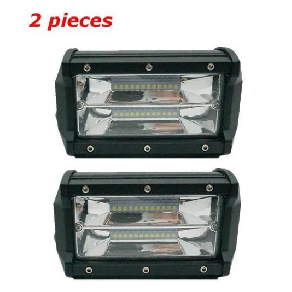 5インチ ワーク ライト バー 72W 12V 投光ランプ バー LED バルブ フォグランプ デイ ランニング ライト 適用: オフ ロード トラック 4X4 トラクター 4WD ジープ/JEEP SUV 2ピース AL-KK-2684 ALの通販は