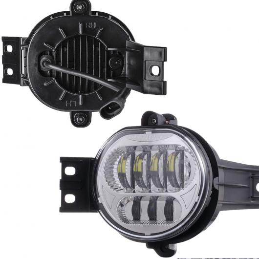 2ピース 63W LED フォグライト 適用: ダッジ・ラム 1500 2002-2008 適用: ダッジ・ラム 2500/3500 2003-2009 フォグランプ PASING ライト ブラック・シルバー AL-KK-2809 AL_3