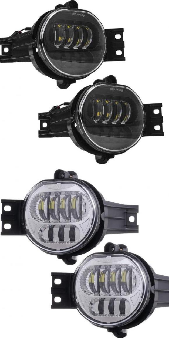 2ピース 63W LED フォグライト 適用: ダッジ・ラム 1500 2002-2008 適用: ダッジ・ラム 2500/3500 2003-2009 フォグランプ PASING ライト ブラック・シルバー AL-KK-2809 AL