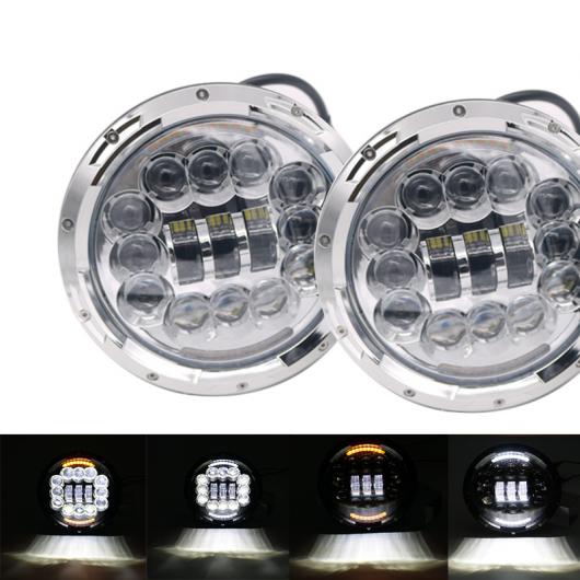 7in ラウンド LED 前照灯 一角 目玉 上端照明ランプ 当てはめる: ラーダ/LADA ニーヴァ 4X4 スズキ サムライ ハマー/HUMMER H1H2 プロジェクション 2平和条約 AL-KK-2823 AL