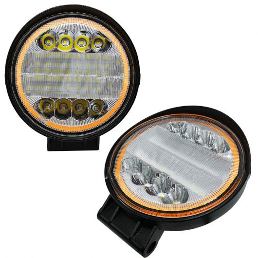 ワーク ライト LED 72W 4インチ ラウンド コンボ 投光ランプ スポット ビーム オフロード バー ドライビング ランプ 12V 24V 防水 適用: トラック ヘッドライト AL-KK-2839 AL