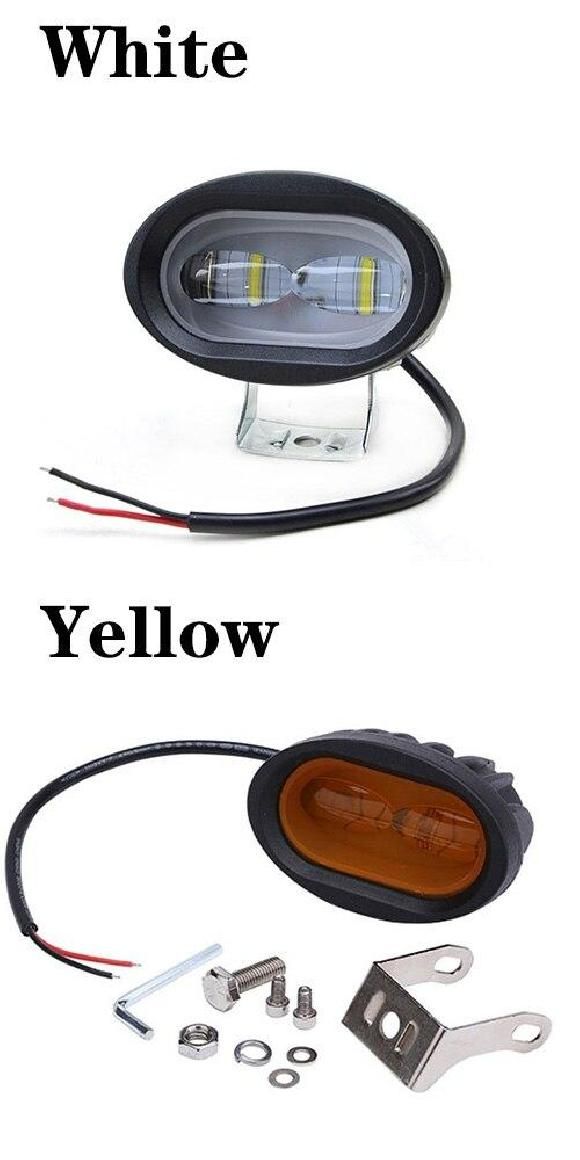 AL 6D 20W LED ワーク ライト バー フォグ スポット ドライビング LED ワーク ライト 車両 トラック SUV ATV モーター オフ ロード 補助 1ピース ホワイト・1ピース アンバー AL-KK-2878