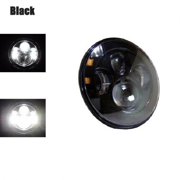 7インチ オートバイ ヘッドランプ アングル アイ LED ヘッドライト ハウジング マウント ブラケット 適用: ストリート グライド ソフテイル 1ピース 45W ブラック AL-KK-2881 2輪 AL
