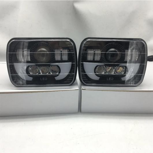 5×7インチ DRL LED ヘッドランプ 5X7 LED トラック ヘッドライト 5X7 HI/LO ビーム スクエア LED ヘッドライト 適用: ジープ/JEEP チェ