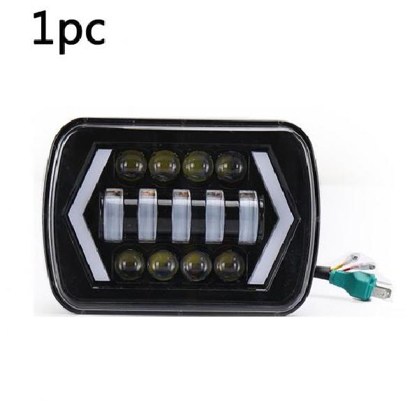 1ピース 7X6 LED ヘッドライト 55W オフ-ロード モトクロス オート LED ライト 適用: ジープ/JEEP ラングラー YJ チェロキー/CHEROKEE コマンチ LED スクエア 1ピース ヘッドライト AL-KK-2910 AL 16,569円