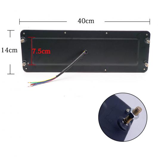 2ピース 24V ユニバーサル 防水 トラック リア テールライト ワーニング ライト リア テールライト ストップ ローリー バス ブレーキ リバース ターン インジケーター タイプ002 46cm AL-KK-2912 AL_2