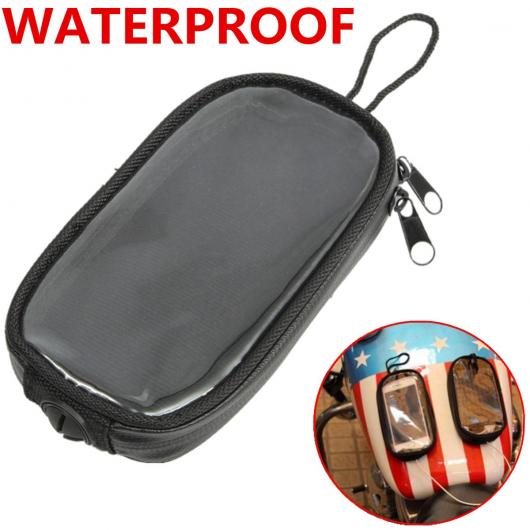 2輪 AL ユニバーサル ブラック オートバイ タンク バッグ 磁石 ガス タンク クリア 適用: 携帯 電話 ケース ホルダー マウント AL-KK-3074の通販は