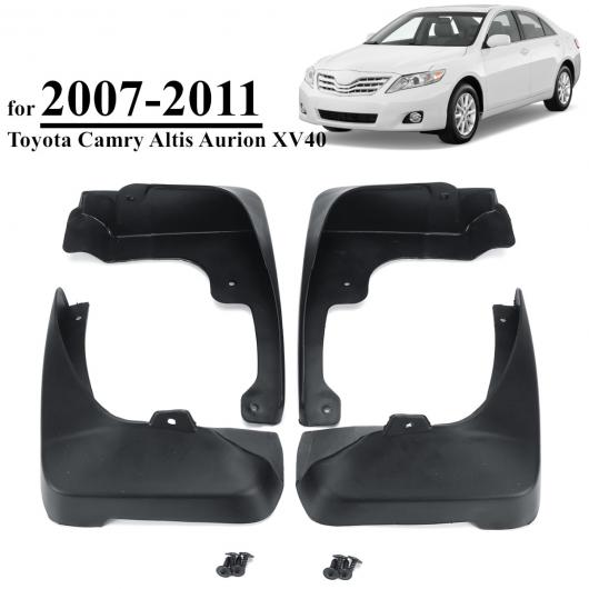 適用: トヨタ カムリ アルティス オーリオン XV40 2007 2008 2009 2010 2011 マッド フラップ フェンダー マッドガード マッドフラップ スプラッシュ ガード アクセサリー AL-KK-3169 AL