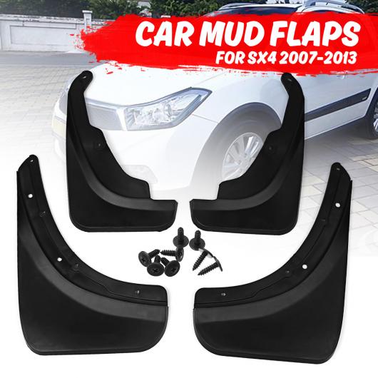 マッド フラップ 適用: スズキ SX4 2007 2008 2009 2010 2011 2012 2013 ハッチバック クロスオーバー マッドガード スプラッシュ ガード フェンダー マッドフラップ AL-KK-3192 ALの通販は