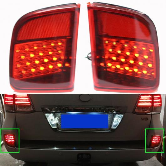2平和条約 LED 後押し 尻っ方 フォグランプ 当てはめる: トヨタ 地びたクルーザー 200 FJ200 LC200 2008 2009 2010 2011 2012 2013 2014 2015 付属品 AL-KK-3505 AL