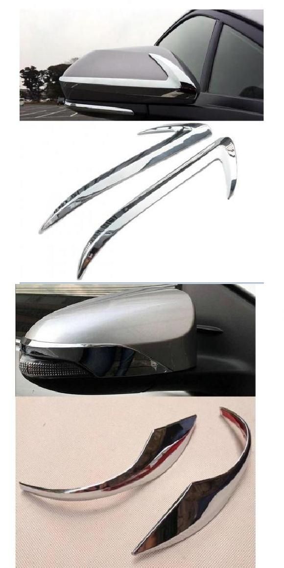 AL 適用: トヨタ C-HR CHR 2016 2017 クローム サイド ドア ミラー リア ビュー ストリップ カバー トリム プロテクター ガーニッシュ オーバーレイ ウインカーなし・ウインカー AL-KK-3652