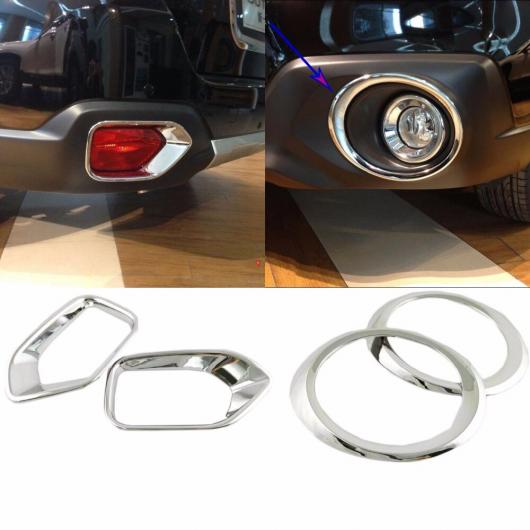 適用: スバル アウトバック 2015 2016 ABS クロム スタイリング フロント リア フォグライト ランプ カバー トリム リフレクター ガーニッシュ シェード フレーム AL-KK-3683 ALの通販は 9,849円