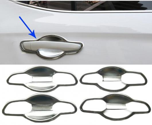 クローム サイド ドア ハンドル ボウル カップ カバー トリム 8ピース 適用: ヒュンダイ/現代/HYUNDAI エラントラ アバンテ 2016 2017-スタイリング AL-KK-3727 AL