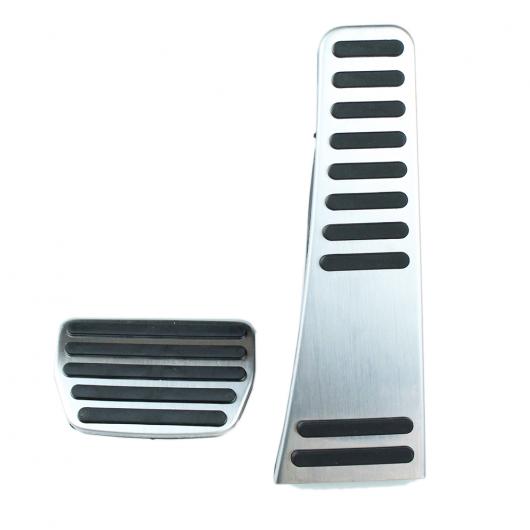 2ピース ステンレス スチール 穴開け不要 ガス ブレーキ フット ペダルセット 適用: ボルボ/VOLVO XC90 V90 S90 XC60 S60 2015-2020 AT ステッカー パッド プレート AL-KK-3732 ALの通販は内装