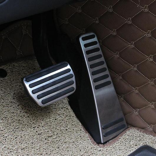 2ピース ステンレス スチール 穴開け不要 ガス ブレーキ フット ペダルセット 適用: ボルボ/VOLVO XC90 V90 S90 XC60 S60 2015-2020 AT ステッカー パッド プレート AL-KK-3732 ALの通販は