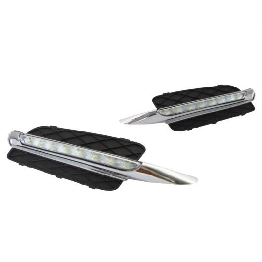 DRL 適用: BMW X5 E70 2007 2008 2009 2010 デイタイム ランニング ライト デイライト LED フォグ ヘッド ランプ カバー AL-KK-3827 AL_2