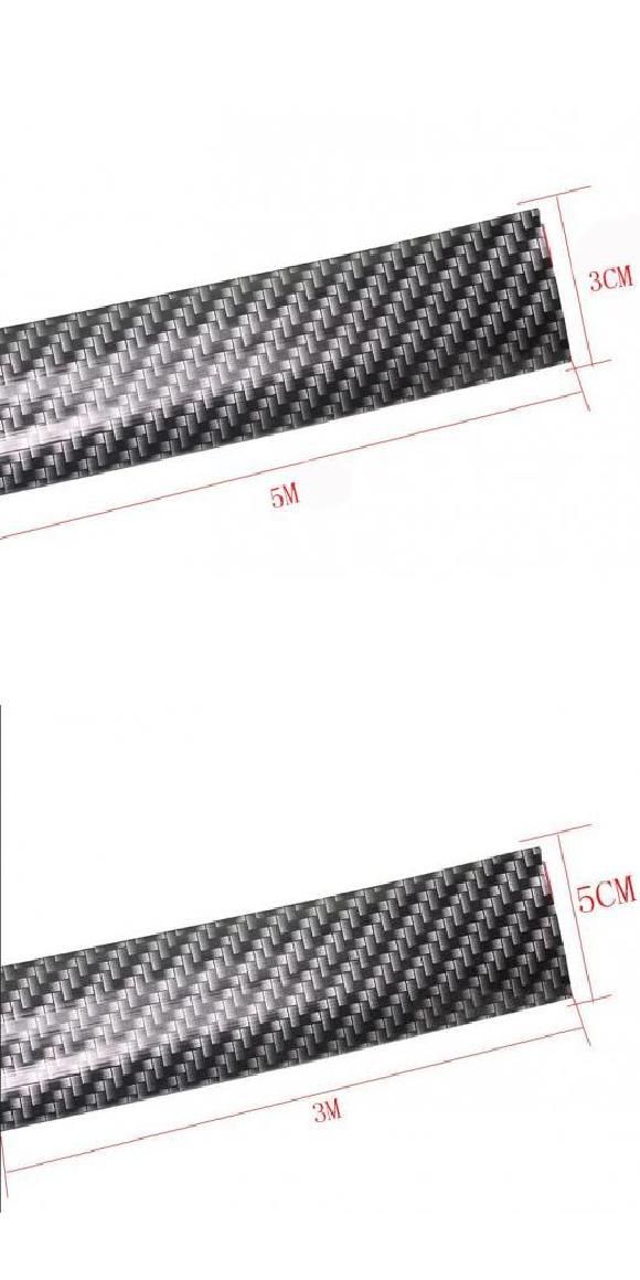 3M ユニバーサル ドア シル スカッフ ペダル 保護 ステッカー カーボンファイバー調 ガード ボディ リア バンパー プロテクター トリム 3m 5cm・5m 3cm AL-KK-3903 AL