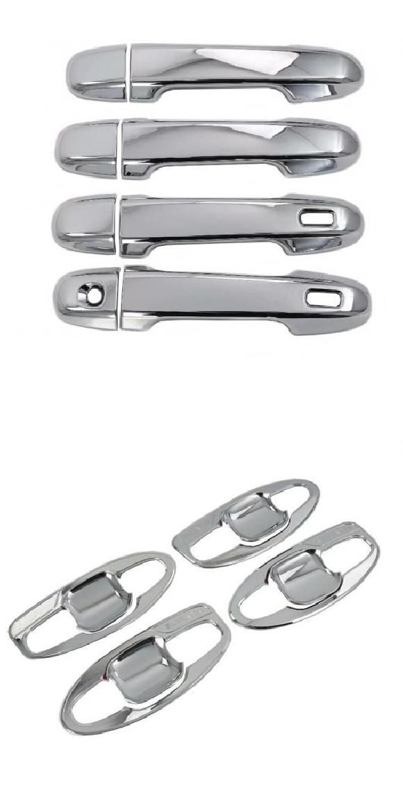 AL ABS クローム ドア ハンドル カバー トリム 装飾 適用: スバル フォレスター SK 2018 2019 5th オート エクステリア アクセサリー シルバー・ドア ボウル AL-KK-4115の通販は 6,231円