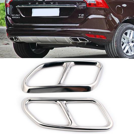 適用: ボルボ/VOLVO XC60 2014-2017 Rライン テール スロート エキゾースト パイプ テール パイプ エキゾースト パイプ カバー マフラー チップ AL-KK-4131 ALの通販は