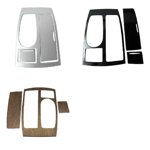 適用: 日産 パトロール Y62 2017 ギア パネル 装飾 フレーム ギア ボックス カバー トリム 1セット ABS カーボン調/シルバー シルバー〜木目調 AL-KK-4167 ALの通販は 12,845円