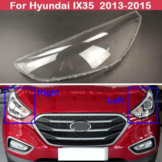 AL フロント ヘッドランプ クリア ランプシェード ランプ シェル ヘッドライト カバー 適用: ヒュンダイ/現代/HYUNDAI IX35 2013-2015 左