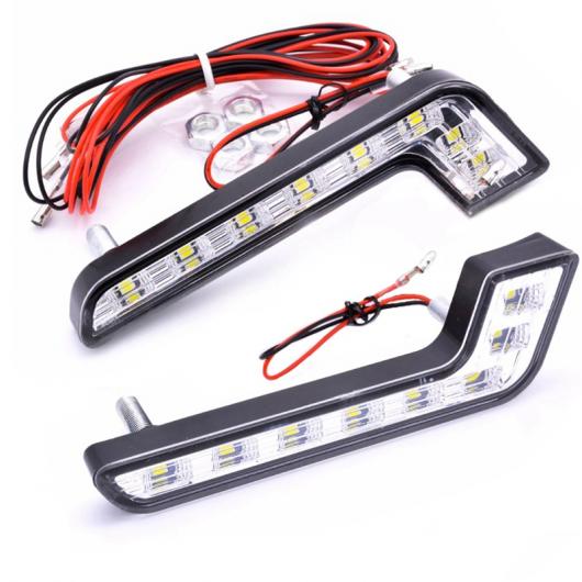 L-型 8LED デイタイムランニングライト 7-型 ランニング ライト DRL ライト 適用: メルセデスベンツ AL-KK-4891 AL