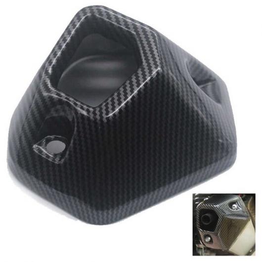 2輪 AL オートバイ エキゾースト パイプ 装飾 カバー カーボンファイバー 粒 オートバイ アクセサリー 適用: ADV150 2019-2020 AL-KK-5003