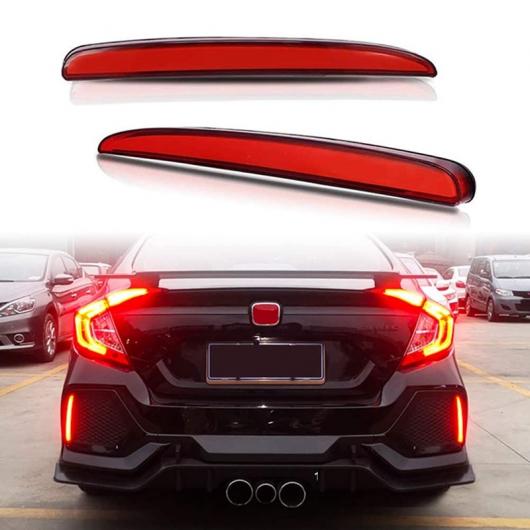 LED リア バンパー フォグランプ ブレーキ ライト ダイナミック ウインカー リフレクター 適用: ホンダ シビック タイプ R 2016-2018 AL-KK-5053 AL