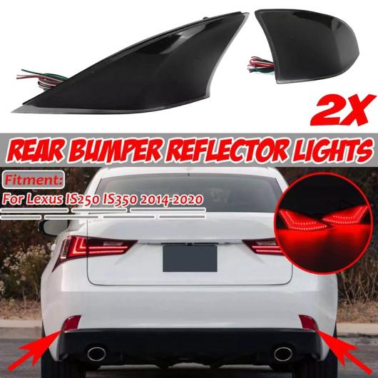 スモーク LED リア バンパー リフレクター ブレーキ ライト テール ランプ 適用: レクサス IS250 IS350 2014-2020 AL-KK-5235 AL 14,672円