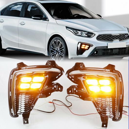 LED デイタイムランニングライト DRL フォグ ドライビング ランプ 適用: 起亜 K3 セラトー 2018-2020 AL-KK-5267 AL