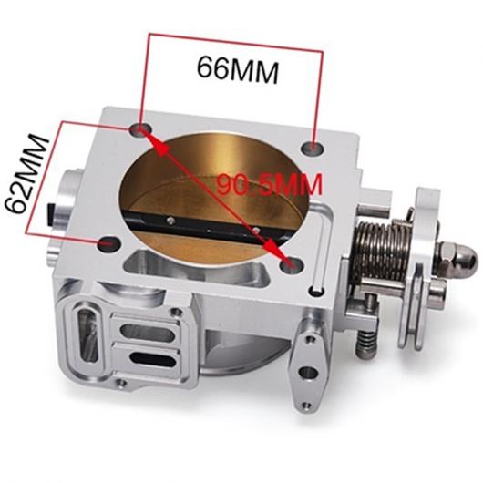 適用: スバル GDB WRX STI バージョン 7 8 EJ20 ターボ 2001-2005 70mm アルミニウム ターボ スロットル ボディ シルバー AL-KK-5463 AL_4