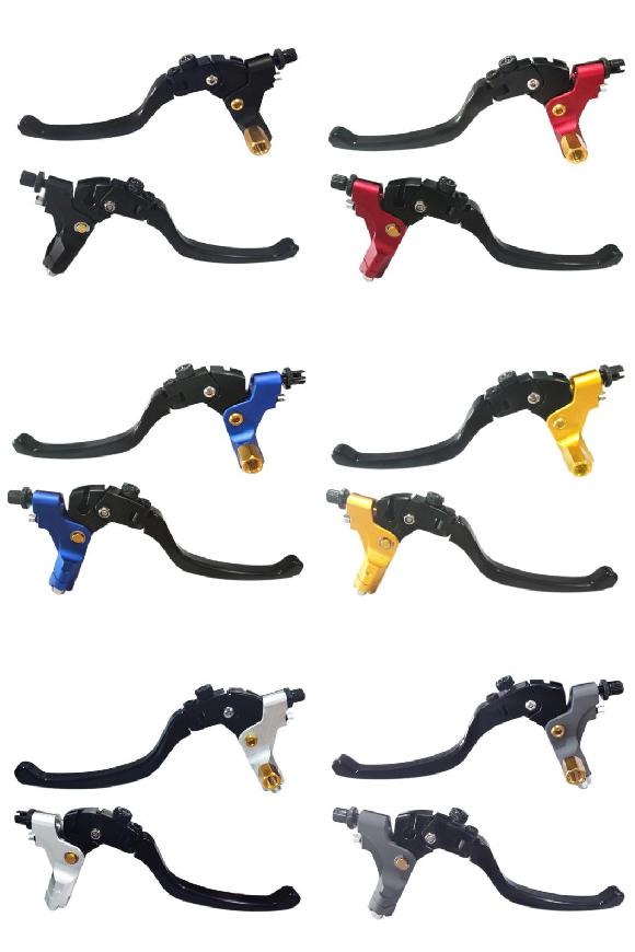 適用: ホンダ ヤマハ カワサキ スズキ モーターバイク ハンドブレーキ 折りたたみ クラッチ ブラック〜チタン AL-KK-5555 2輪 AL
