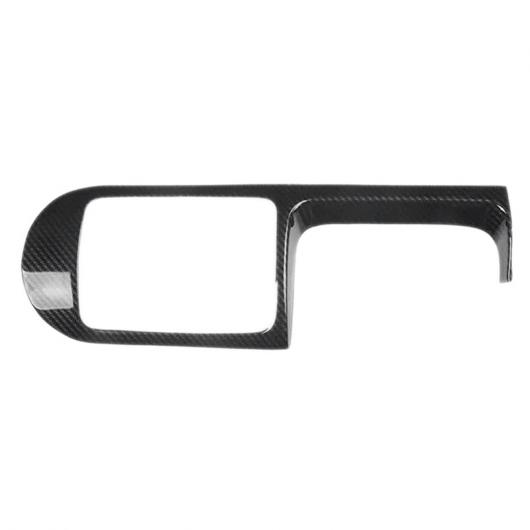 AL 適用: ビートル 2003-2010 カーボンファイバー ABS ギア シフト ノブ パネル フレーム カバー トリム ブラック AL-KK-6394