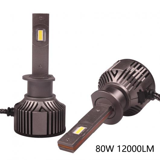 2ピース 80W 12000LM H1 H3 H4 9005 9006 H11 H7 LED ヘッドライト CAN-BUS オート トラック LED ヘッドランプ 12V 24V H4/9003/HB2 HI/LO AL-KK-6869 AL