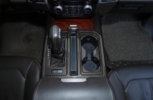 ギア シフト カップホルダー 装飾 パネル 適用: フォード/FORD F150 2015 2016 2017 2018 2019 2020 2021 インテリア アクセサリー ABS カーボンファイバー カーボン調 AL-KK-7049 ALの通販は