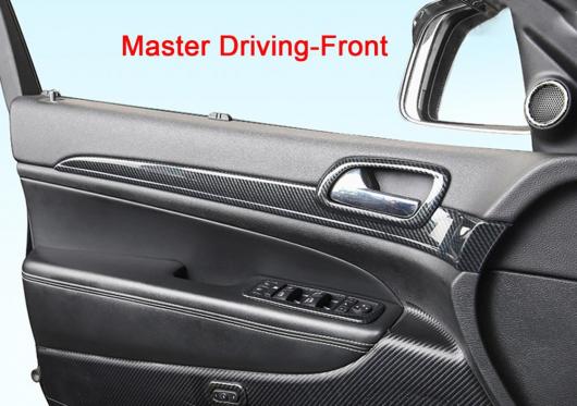 センター コンソール 装飾 パネル/インサイド ハンドル トリム 適用: ジープ/JEEP グランド チェロキー/CHEROKEE 2011-2020 インテリア アクセサリー カーボン調 A・レッド A AL-KK-7132 AL_3