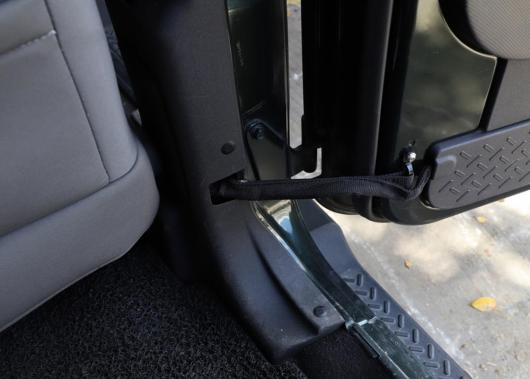 ドア 制限 ストラップ 適用: ジープ/JEEP ラングラー JK 2007-2018 JL 2018-2020 グラディエーター JT 2020 調整可能 ヒンジ ワイヤー プロテクター アクセサリー 4ピース AL-KK-7199 AL_3